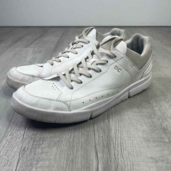 On The Roger Centre Court White Gum Cloudtec Sneakers 3MD11270228 Men's 14 F - Picture 1 of 11